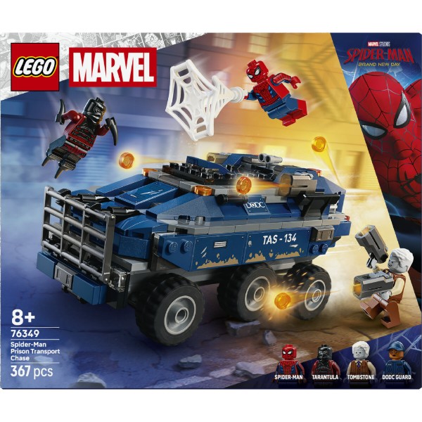 Фото - Конструктор LEGO Super Heroes Marvel Погоня Человека-паука за машиной преступников (76349)