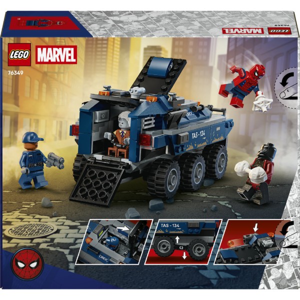 Фото - Конструктор LEGO Super Heroes Marvel Погоня Человека-паука за машиной преступников (76349)
