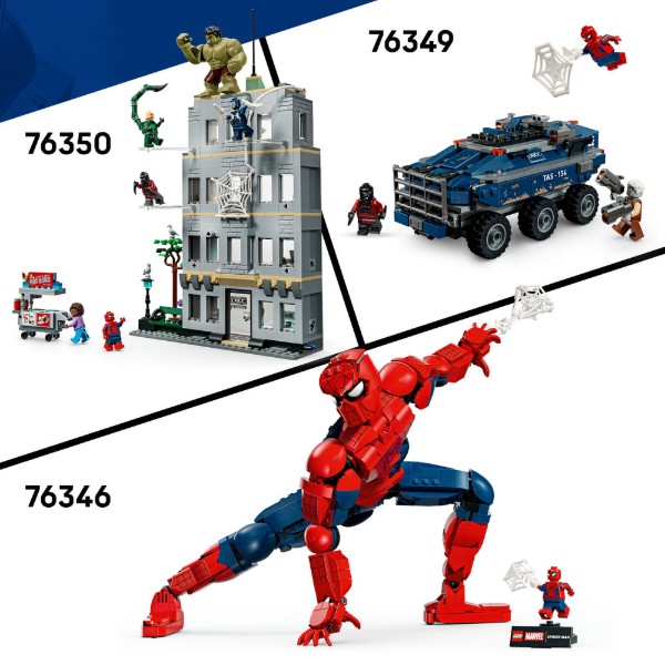 Фото - Конструктор LEGO Super Heroes Marvel Погоня Человека-паука за машиной преступников (76349)
