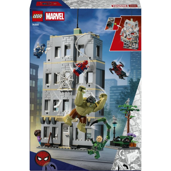 Фото - Конструктор LEGO  Super Heroes Marvel Епічна сутичка Людини-Павука проти Халка (76350)