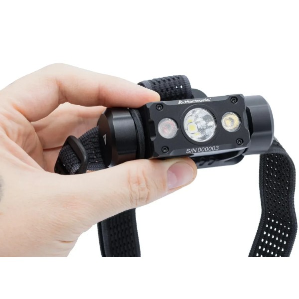 Фото - Фонарь налобный Mactronic Black Eye H40 (4000 Lm) Cool White/Red LED Rechargeable Type-C (THL0061)