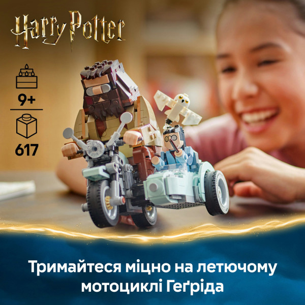 Фото - Конструктор LEGO Harry Potter Поїздка Геґріда й Гаррі на мотоциклі (76443)