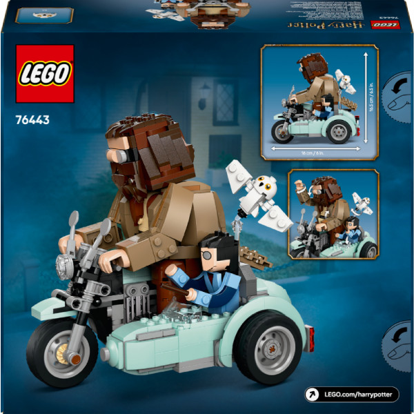 Фото - Конструктор LEGO Harry Potter Поїздка Геґріда й Гаррі на мотоциклі (76443)