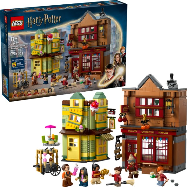 Фото - Конструктор LEGO Harry Potter Якісні товари для квідичу і кафе з морозивом (76452)