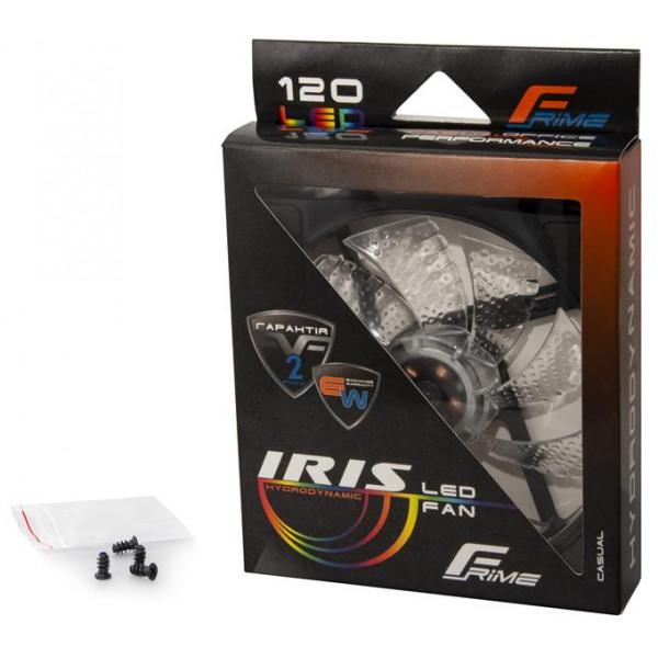 Фото - Корпусный вентилятор Frime Iris LED Fan 15LED Azure (FLF-HB120A15)