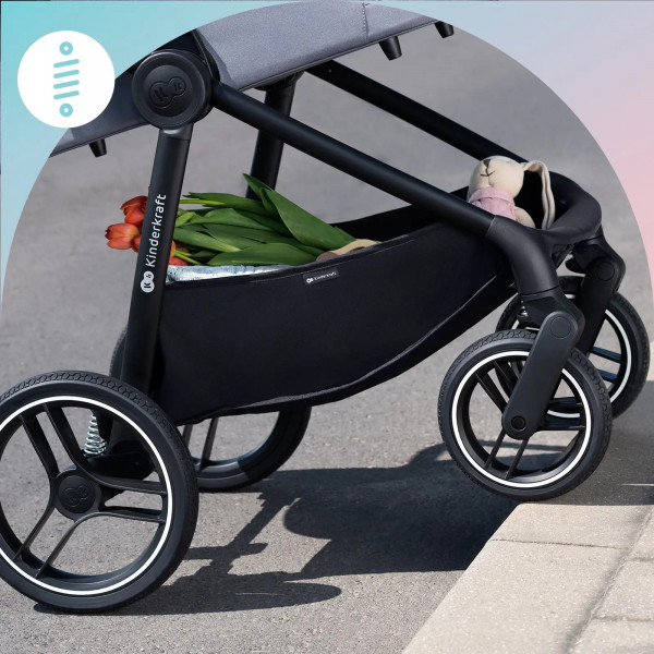 Фото - Коляска універсальна 2 в 1 Kinderkraft Nea Deep Grey (KSNEA000DGR2000)