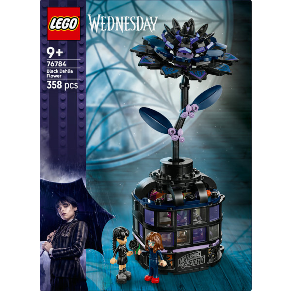 Фото - Конструктор LEGO  Wednesday Квітка чорної жоржини (76784)