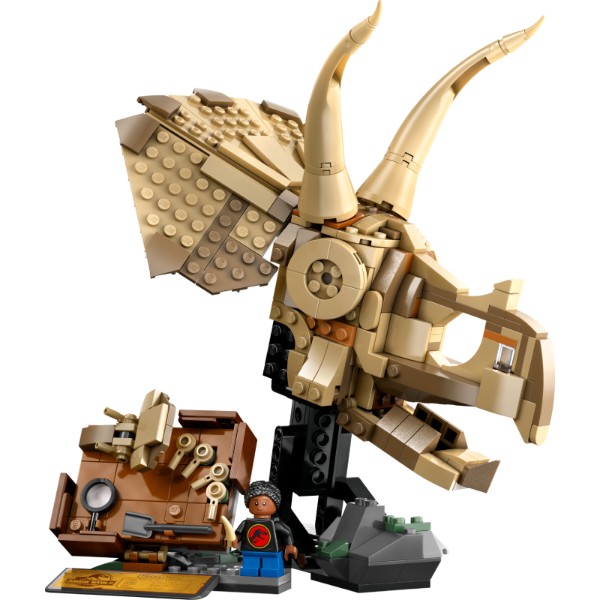 Фото - Конструктор LEGO Jurassic World Окаменелости динозавров: череп трицератопса (76969)