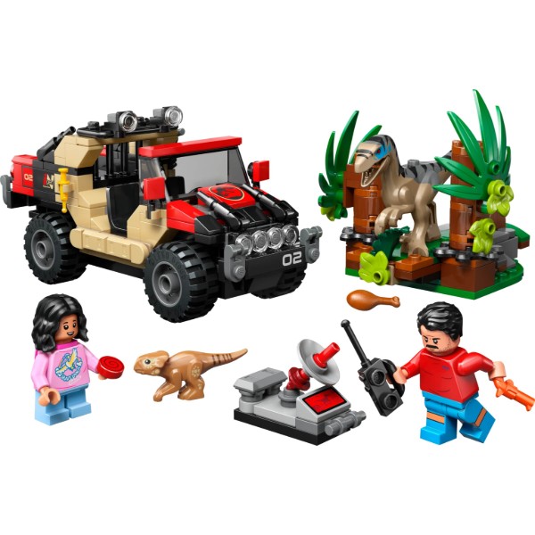 Фото - Конструктор LEGO  Jurassic World Втеча по бездоріжжю від раптора (76972)