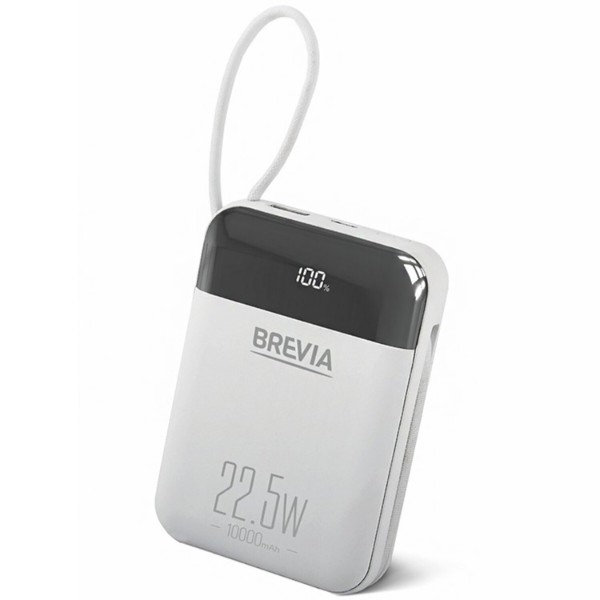 Фото - Батарея мобильная Brevia 10000mAh 22.5W Type-C + Lightning Cable (45122)