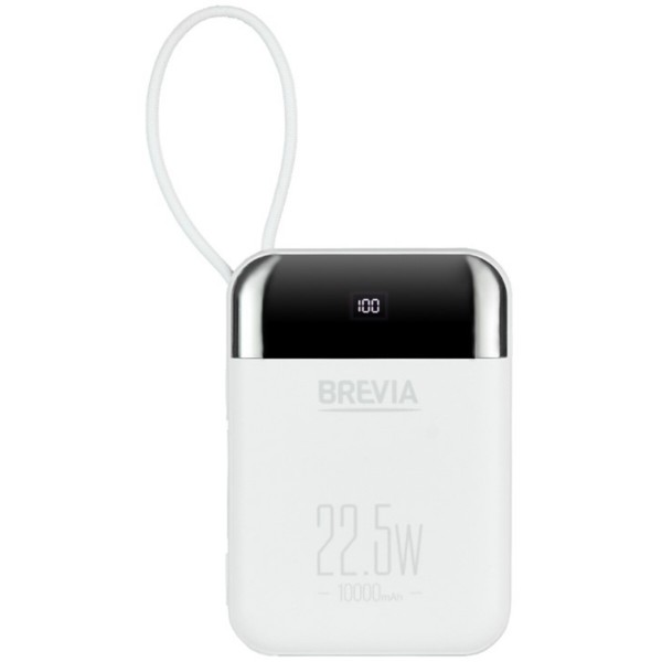 Фото - Батарея мобильная Brevia 10000mAh 22.5W Type-C + Lightning Cable (45122)