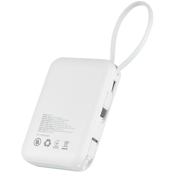 Фото - Батарея мобильная Brevia 10000mAh 22.5W Type-C + Lightning Cable (45122)