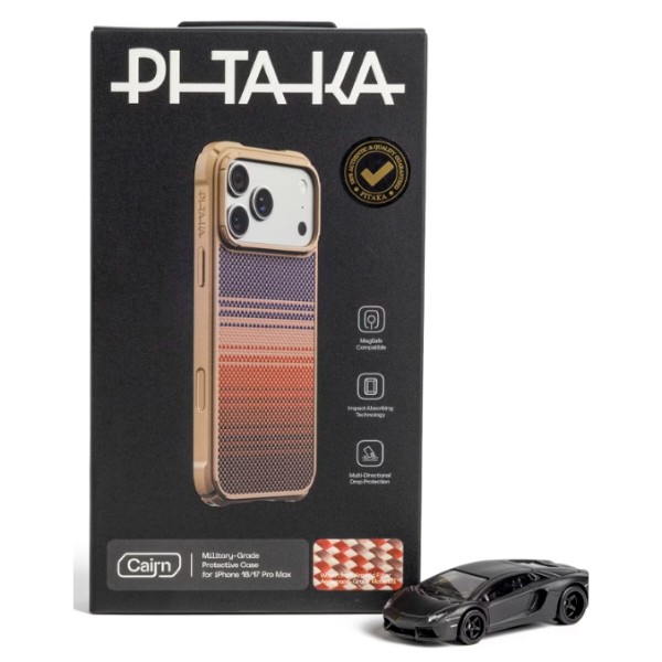 Фото - Чохол для смартфону Pitaka Cairn Military Grade Protective Case Sunset for iPhone 18 Pro/17 Pro (KI1802CP2)
