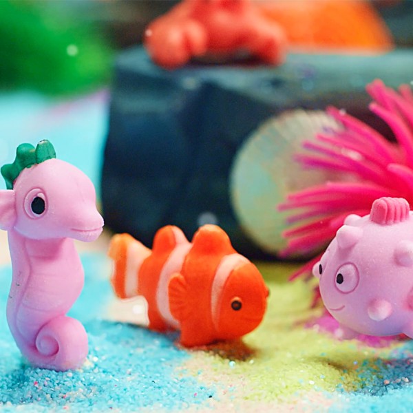 Фото - Ігрова фігурка-сюрприз #sbabam Tropical Eggs - ЖИТТІ ТРОПІЧНИХ МОРЕЙ (в асорт., в диспл.) (77/CN-2020)