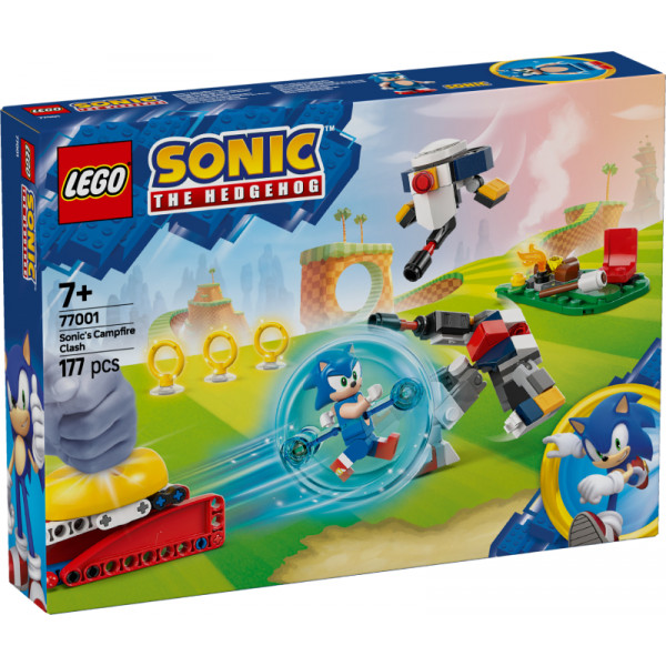 Фото - Конструктор LEGO Sonic Зіткнення Соніка біля багаття (77001)