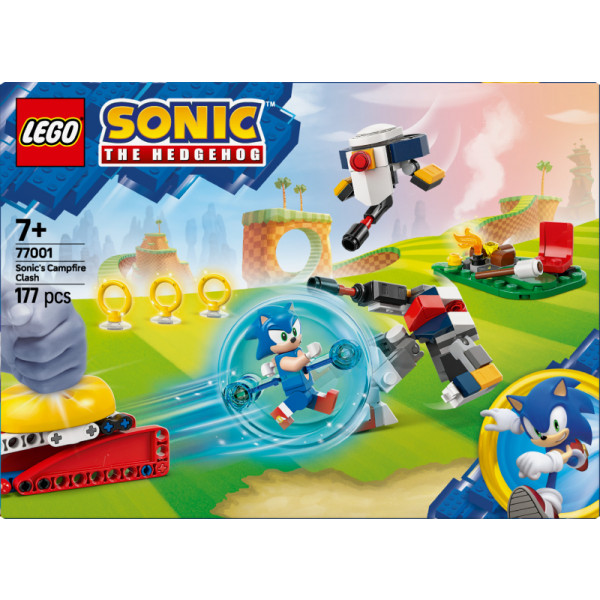 Фото - Конструктор LEGO Sonic Зіткнення Соніка біля багаття (77001)