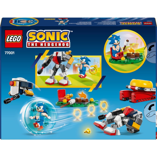 Фото - Конструктор LEGO Sonic Зіткнення Соніка біля багаття (77001)