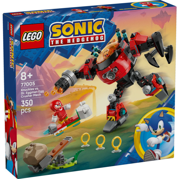 Фото - Конструктор LEGO Sonic Knuckles проти Dr. Eggman Egg Crusher Mech (77005)