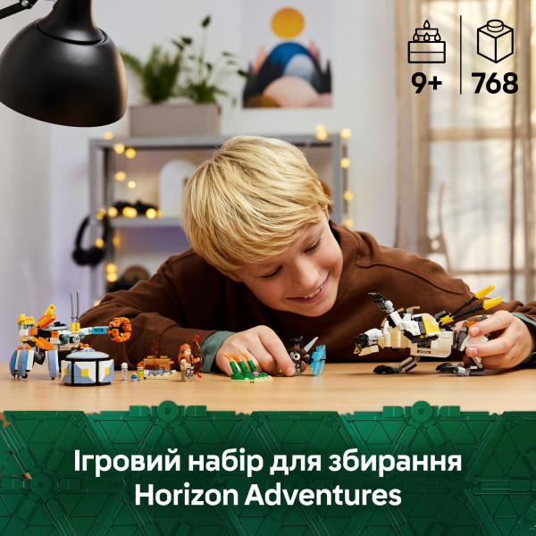 Фото - Конструктор LEGO Horizon Adventures™ Aloy и Varl против Shell-Walker и Sawtooth (77037)
