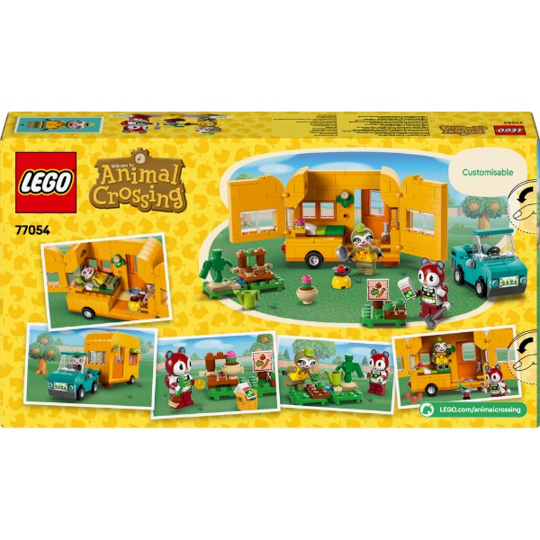 Фото - Конструктор LEGO Animal Crossing Садова крамниця і караван, що належать Leif (77054)
