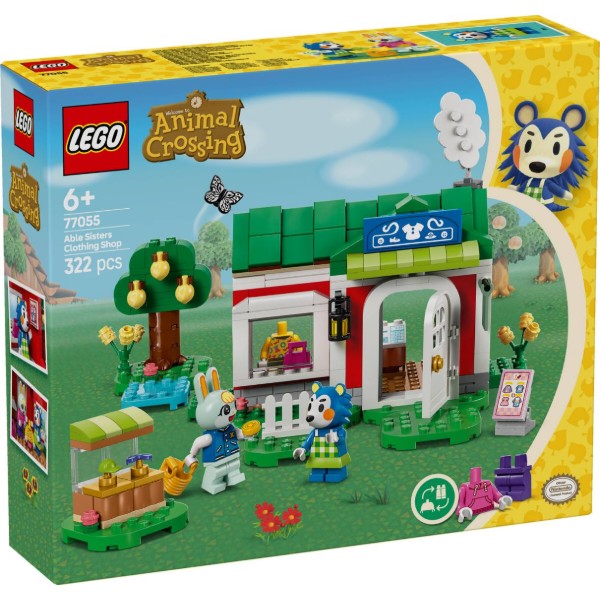 Фото - Конструктор LEGO Animal Crossing Крамниця одягу, що належить Able Sisters (77055)
