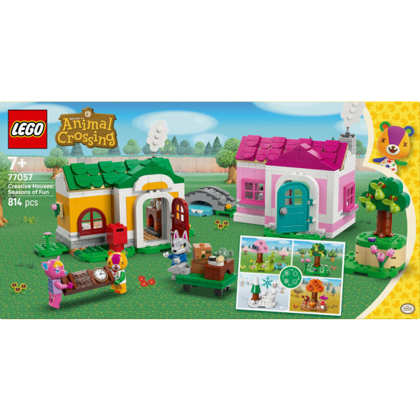 Фото - Конструктор LEGO Animal Crossing Творчі будинки: сезони розваг (77057)