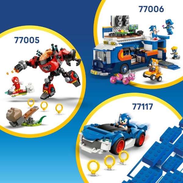 Фото - Конструктор LEGO  Sonic Автомобіль Сільвера vs. монстр вантажівки Наклза (77118)
