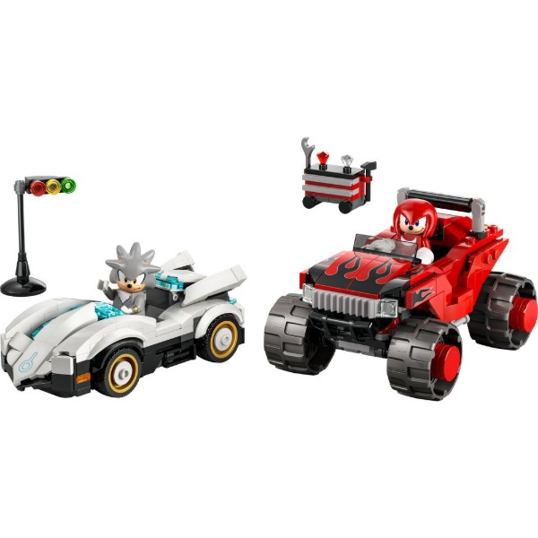 Фото - Конструктор LEGO  Sonic Автомобіль Сільвера vs. монстр вантажівки Наклза (77118)