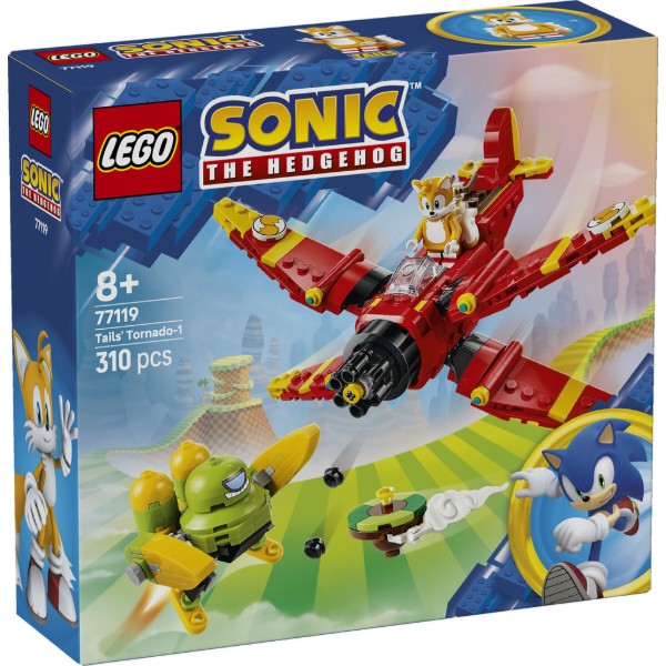 Фото - Конструктор LEGO Sonic Самолет Тейлза "Торнадо-1" (77119)