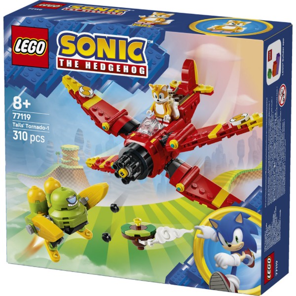 Фото - Конструктор LEGO Sonic Самолет Тейлза "Торнадо-1" (77119)