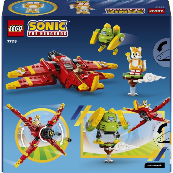 Фото - Конструктор LEGO Sonic Самолет Тейлза "Торнадо-1" (77119)