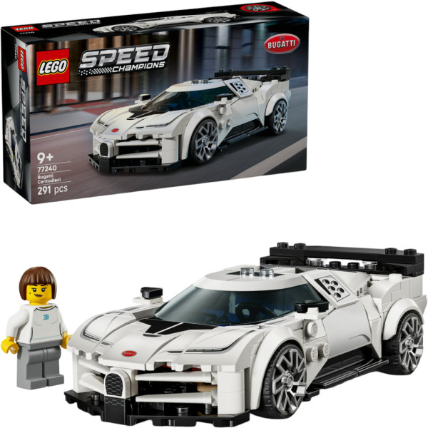 Фото - Конструктор LEGO  Speed Champions Спортивний гіперкар Bugatti Centodieci (77240)