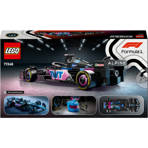 Фото - Конструктор LEGO Speed Champions Автомобіль для перегонів BWT Alpine F1® Team A524 (77248)