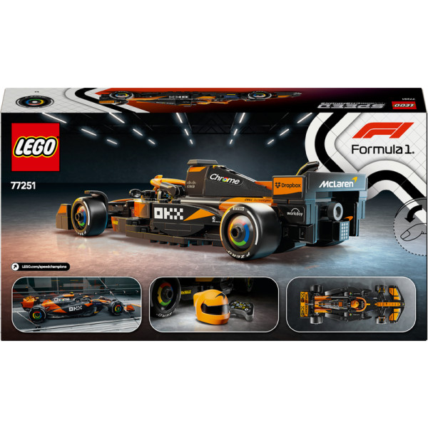 Фото - Конструктор LEGO Speed Champions Автомобіль для перегонів McLaren F1® Team MCL38 (77251)