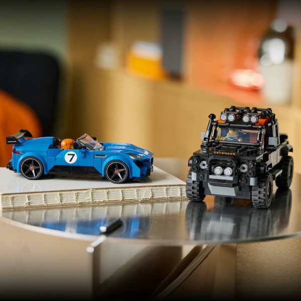 Фото - Конструктор LEGO Speed Champions Jaguar Project 7 и Land Rover Defender (77264)