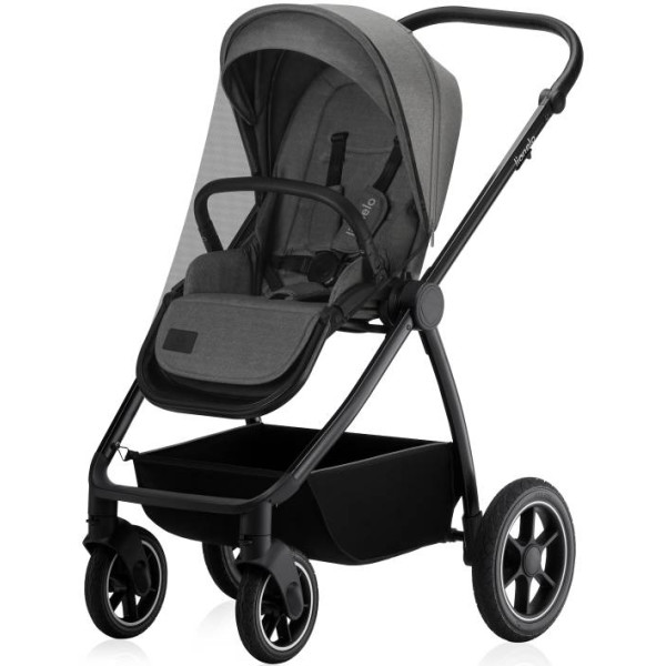 Фото - Коляска універсальна 3 в 1 Lionelo Meril Grey Stone