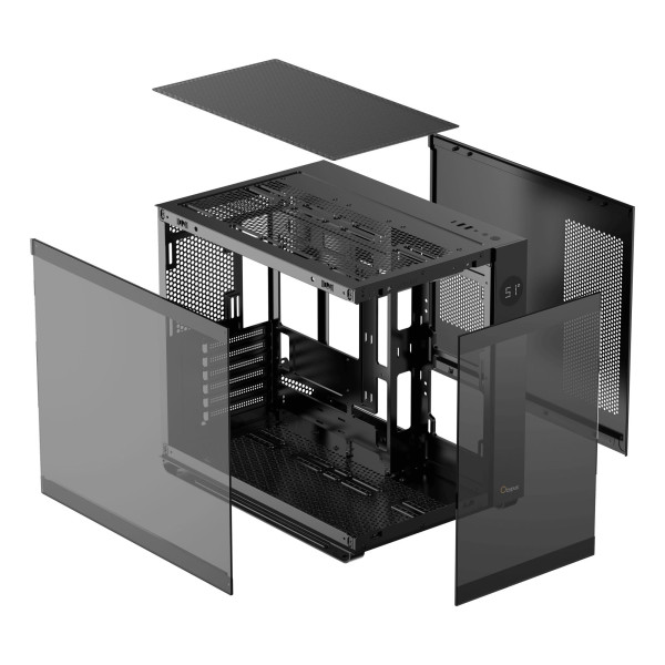 Фото - Корпус OCYPUS ATX W/O PSU IOTA C70 BK ARGB (IOTA-C70-BKD600XX-GL)
