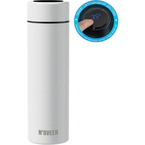 Фото - Термопляшка Noveen TB2311 White 450 мл
