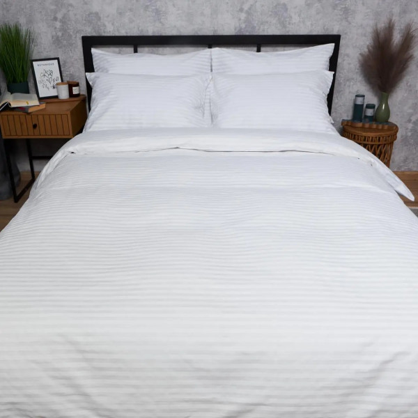 Фото - Комплект постільної білизни Moon&Star Бязь Gold Люкс White Harmony 160х220 нав. 2х40х60 (MS-820007405)