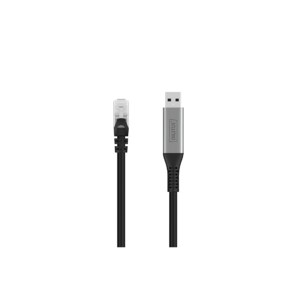 Фото - Кабель патч-корд Digitus Ethernet USB-A - RJ45 CAT 6A S/FTP 2 м (AK-300600-020-S)