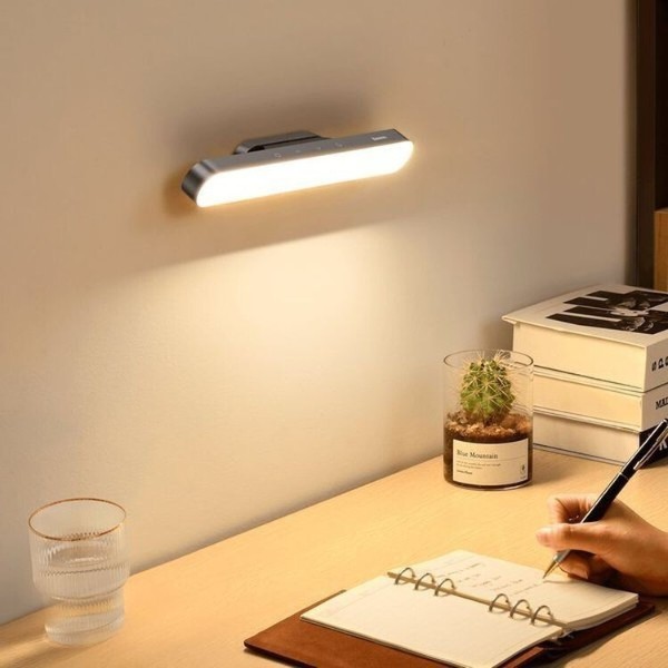 Фото - Світлодіодний світильник Baseus Magnetic Stepless Dimming Charging Desk Lamp Deep Gray (DGXC-C0G)