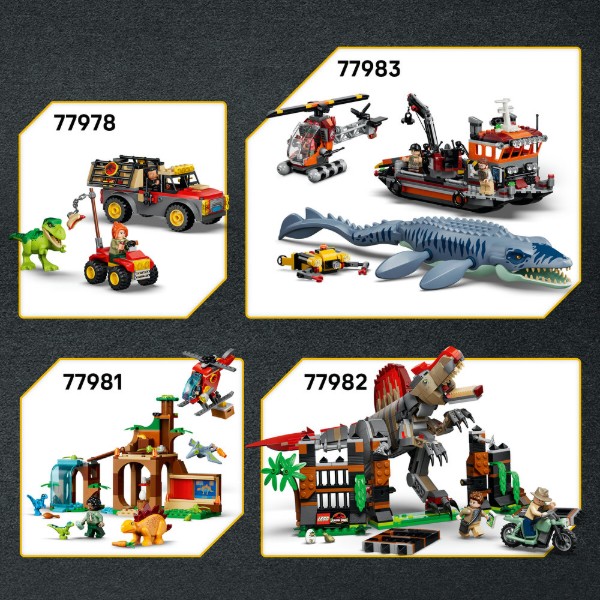 Фото - Конструктор LEGO Jurassic World Вантажівка для перевезення молодого тиранозавра (77978)
