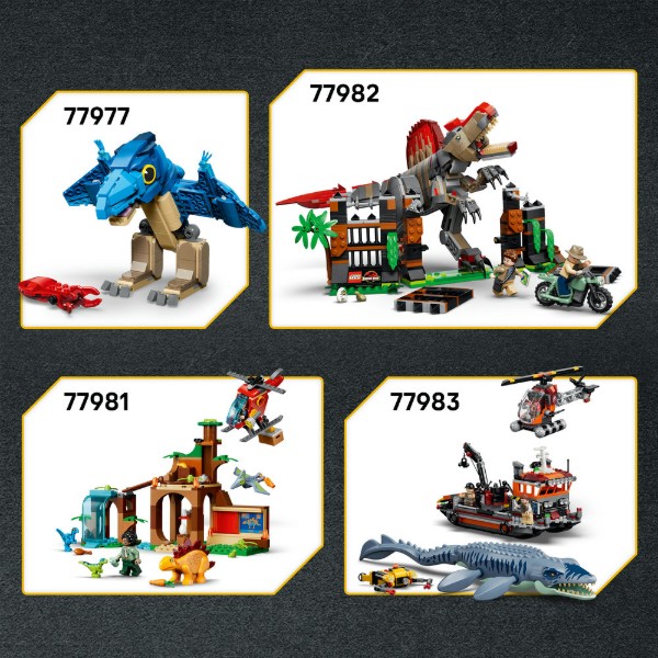 Фото - Конструктор LEGO Jurassic World Втеча спинозавра (77982)