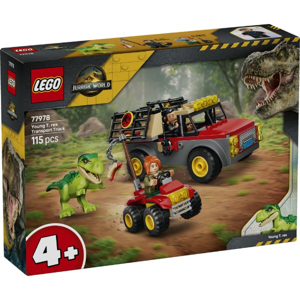 Фото - Конструктор LEGO Jurassic World Вантажівка для перевезення молодого тиранозавра (77978)