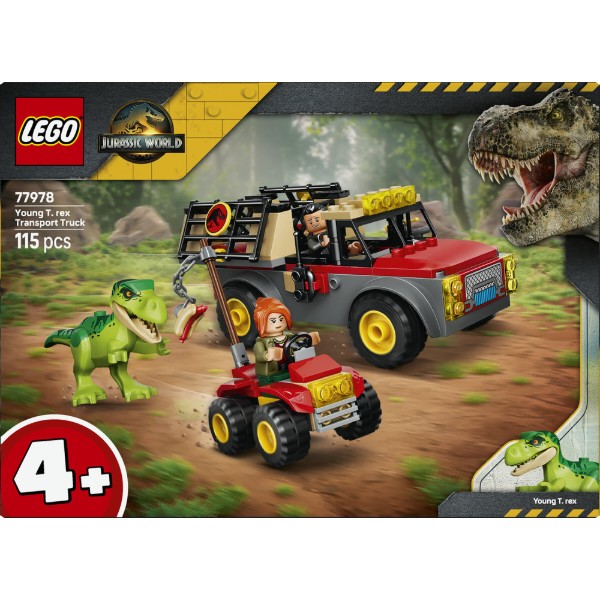 Фото - Конструктор LEGO Jurassic World Вантажівка для перевезення молодого тиранозавра (77978)