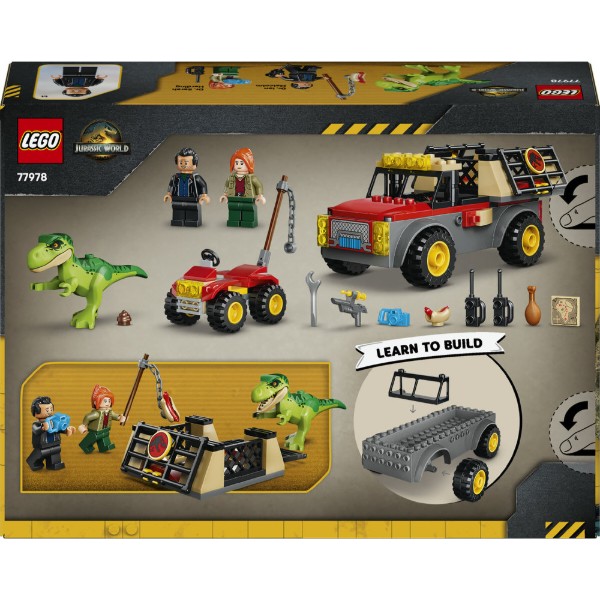 Фото - Конструктор LEGO Jurassic World Вантажівка для перевезення молодого тиранозавра (77978)