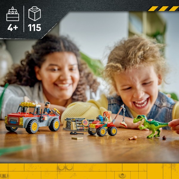 Фото - Конструктор LEGO Jurassic World Вантажівка для перевезення молодого тиранозавра (77978)