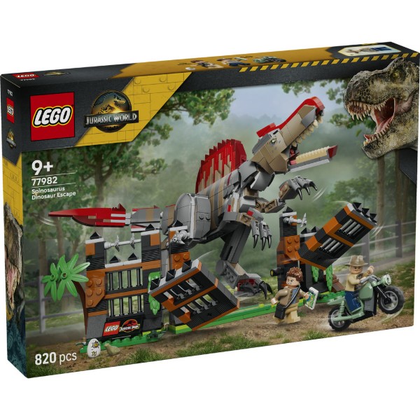 Фото - Конструктор LEGO Jurassic World Втеча спинозавра (77982)