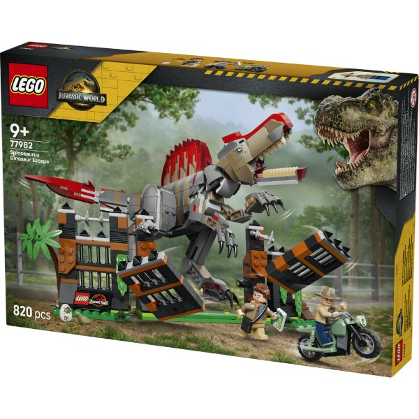Фото - Конструктор LEGO Jurassic World Втеча спинозавра (77982)