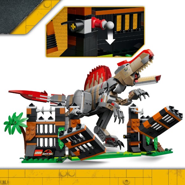 Фото - Конструктор LEGO Jurassic World Втеча спинозавра (77982)